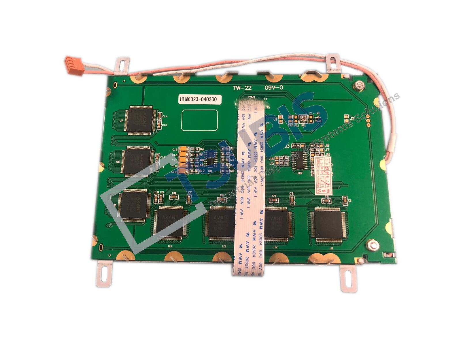 HLM 6323, HLM 6323-X 2 Rückseite des Ersatzdisplays