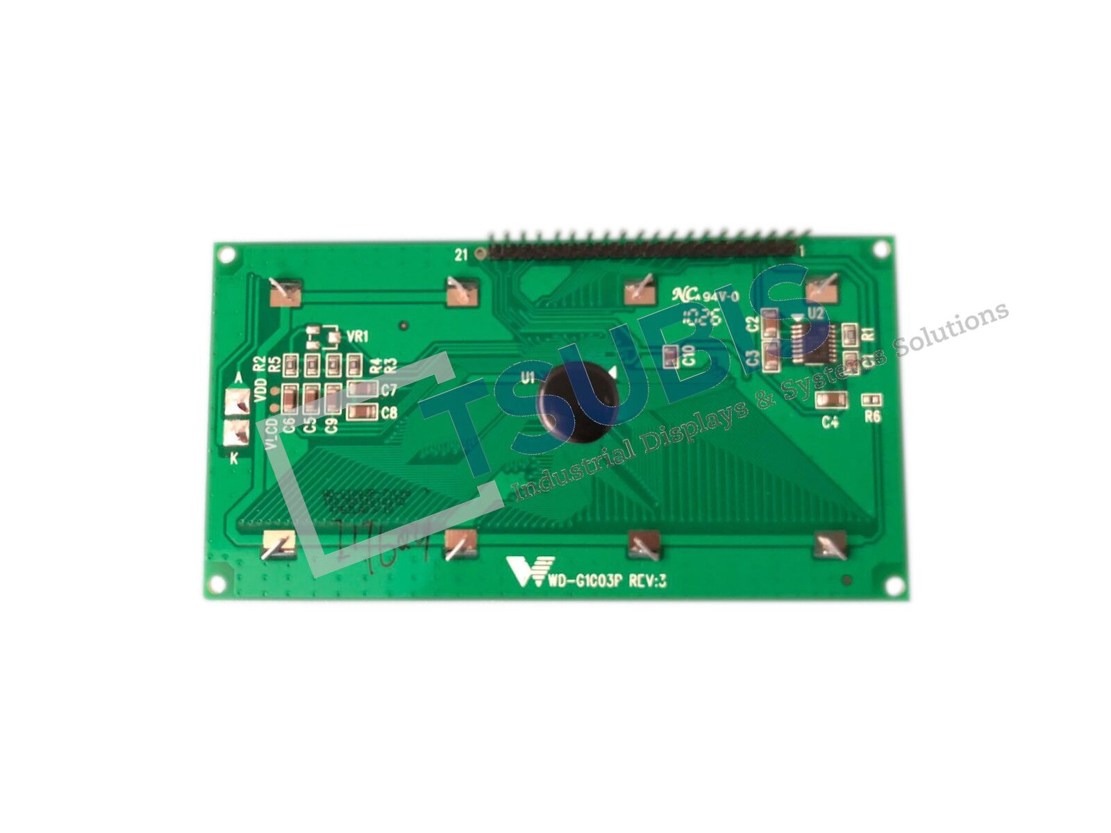 WD-G1003P 2 Rückseite des Ersatzdisplays WD-G1003P