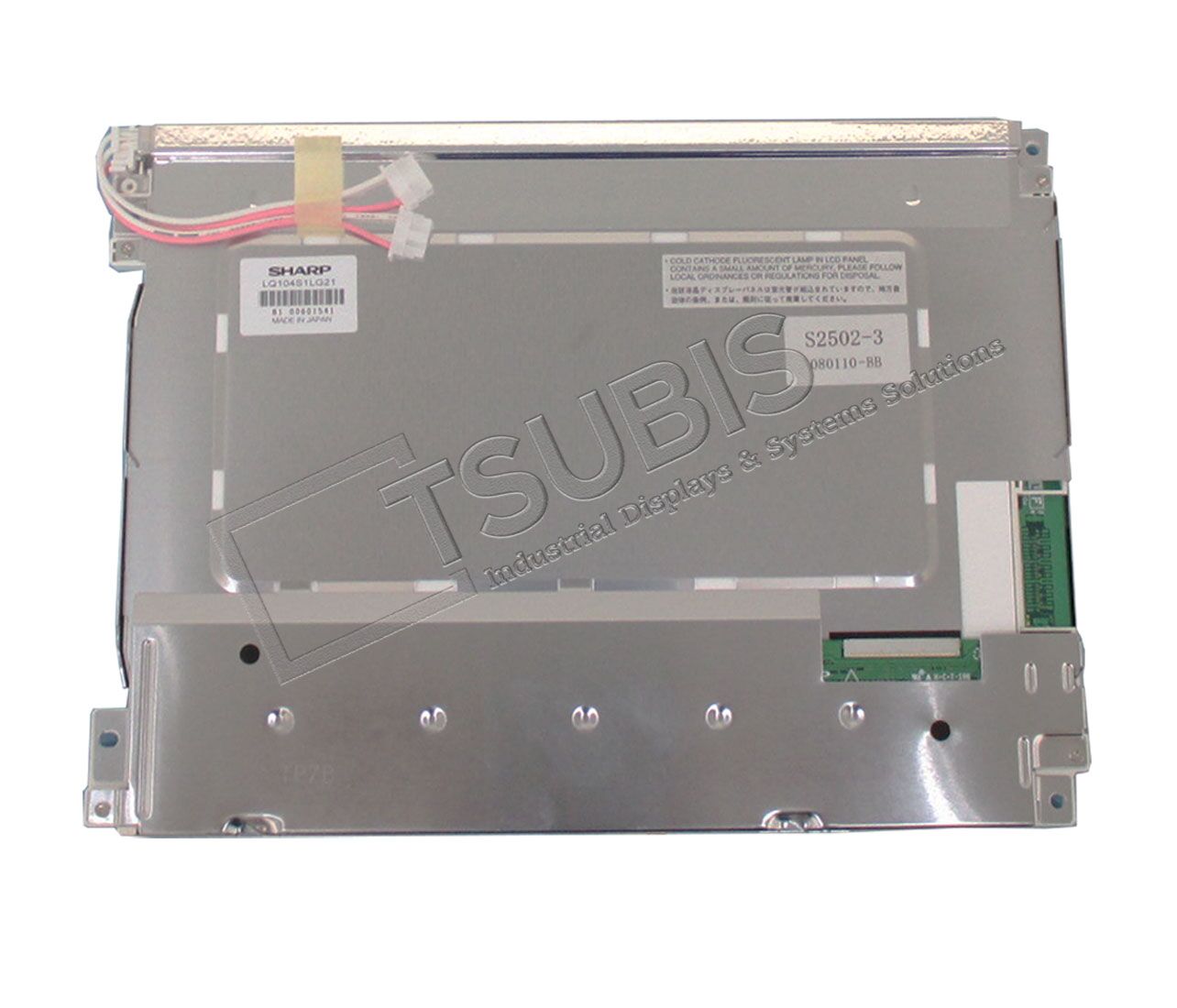 LQ104S1LG21 2 Rückseite des LQ104S1LG21 Ersatzdisplays
