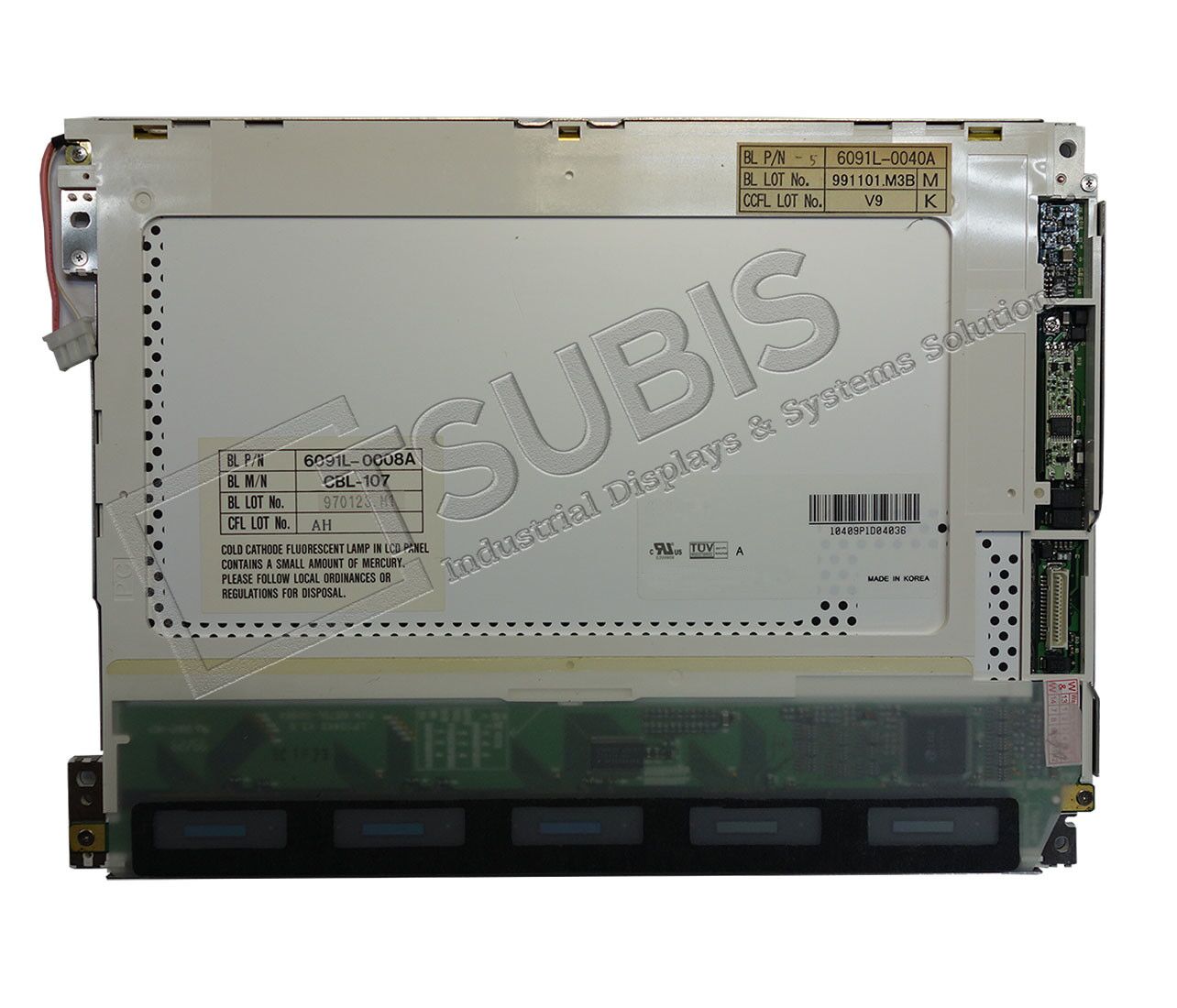 HLD1027 2 Rückseite des Ersatzdisplays