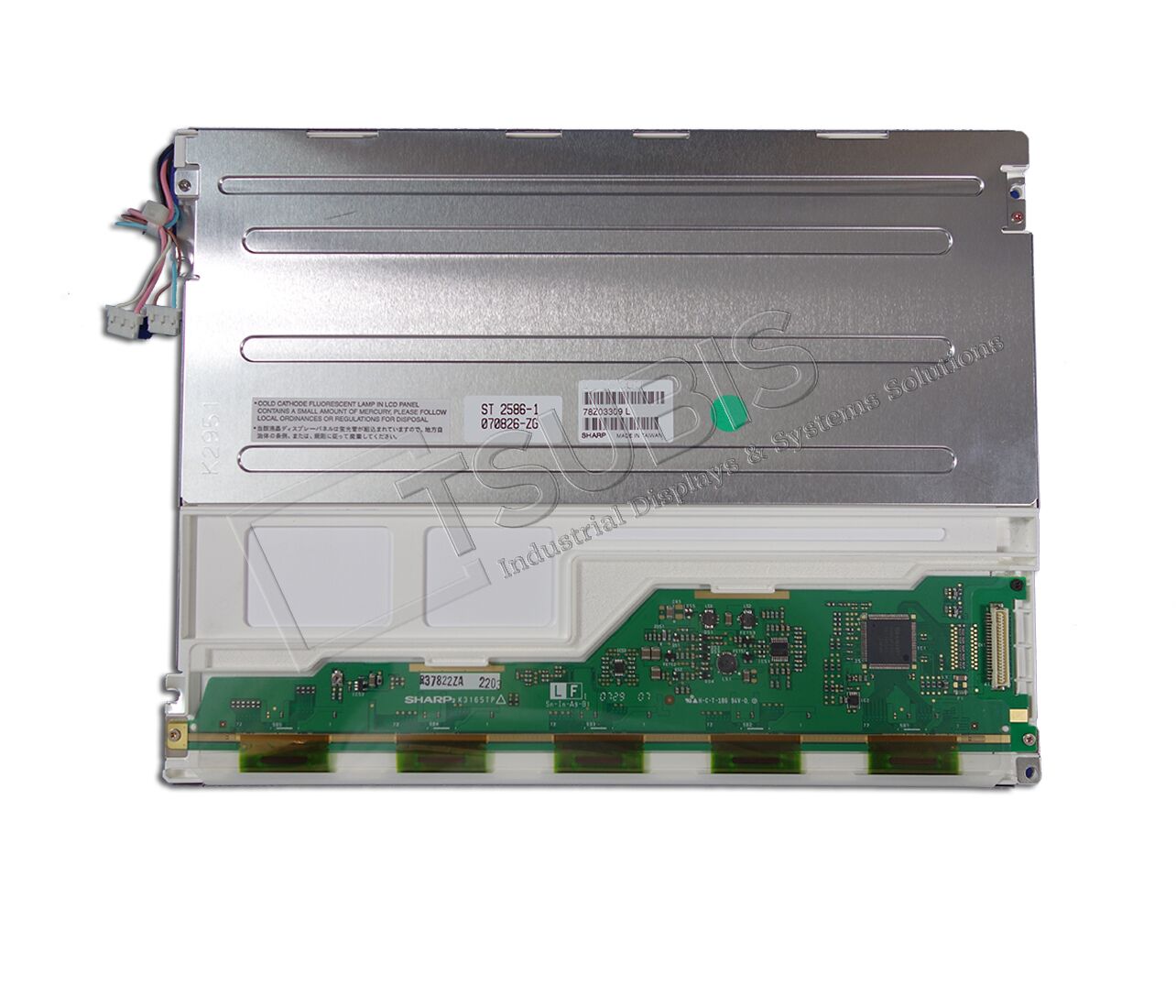 LQ121S1LG55 2 Rückseite des LQ121S1LG55 Ersatzdisplays