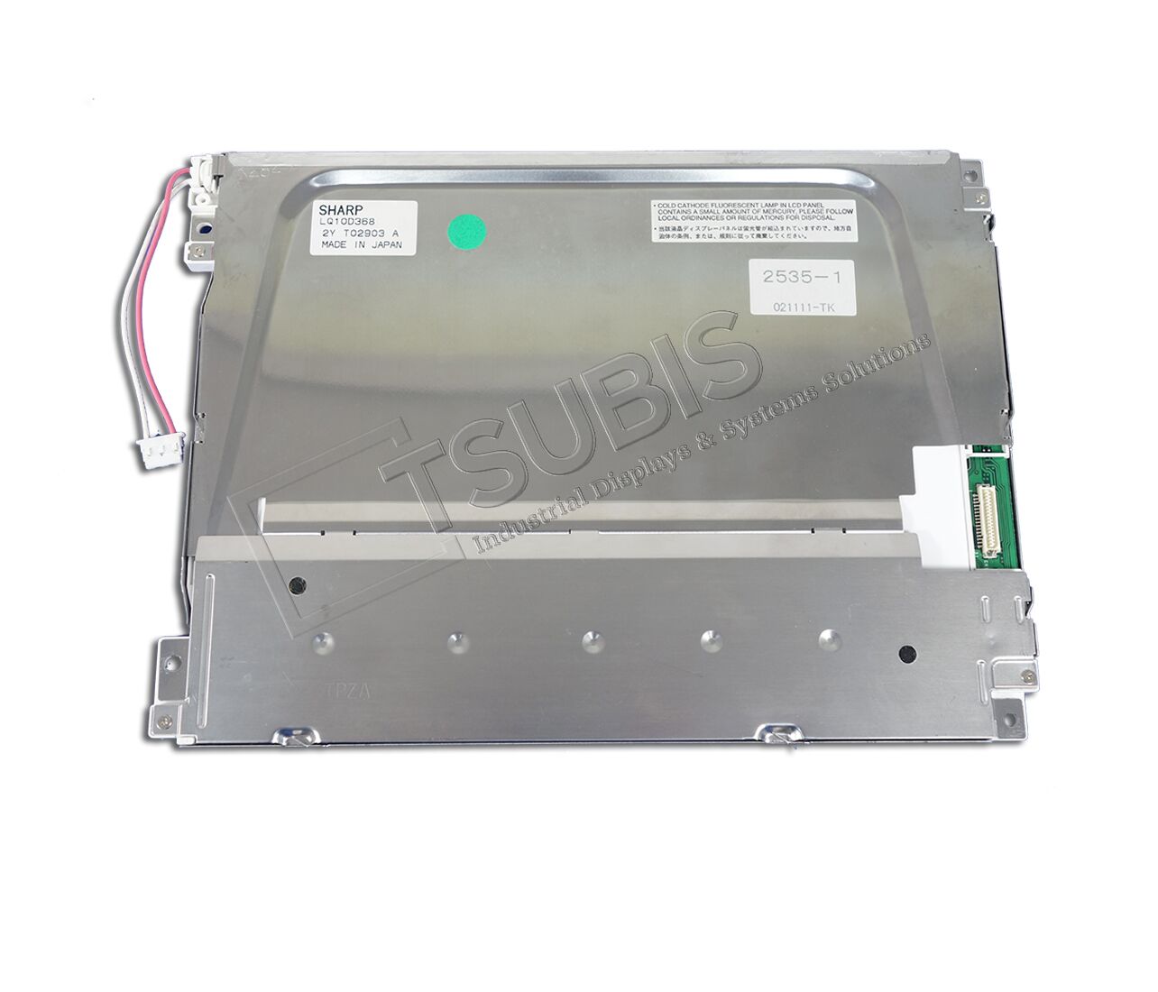 LQ10D368 SHARP Display 2 Rückseite des Ersatzdisplays LQ10D368