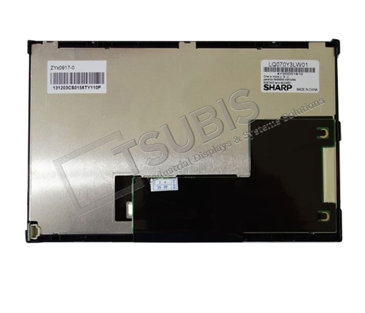 LQ070Y3LW01 2 Rückseite des Ersatzdisplays LQ070Y3LW01