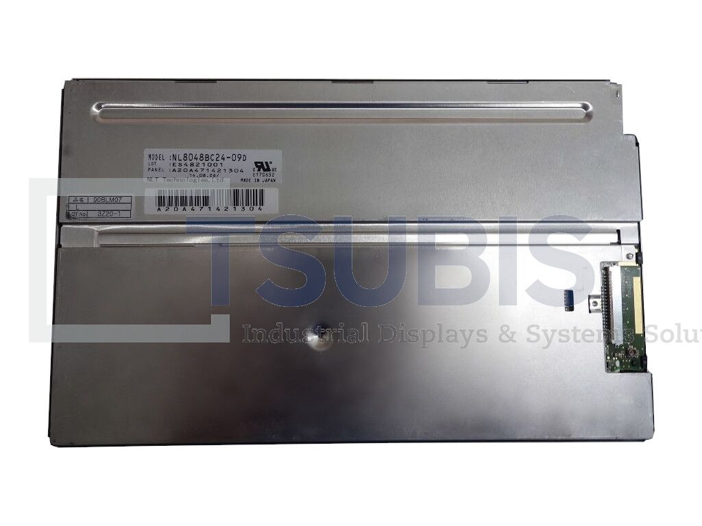 NL8048BC24-09D 2 Rückseite des Ersatzdisplays NL8048BC24-09D