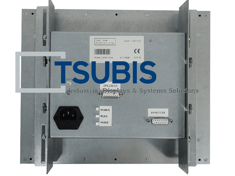 Replacement monitor for GILDEMEISTER CTX400, CTX500,CTX600/CT20, CT40, CT60, EPL1, EPL2, EP20, EPL90, ELTROPILOT 1190 2 Rückseite des Ersatzmonitors